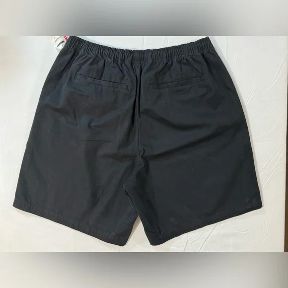 OBEY Men's Black elastic waist shorts size L - Picture 9 of 11